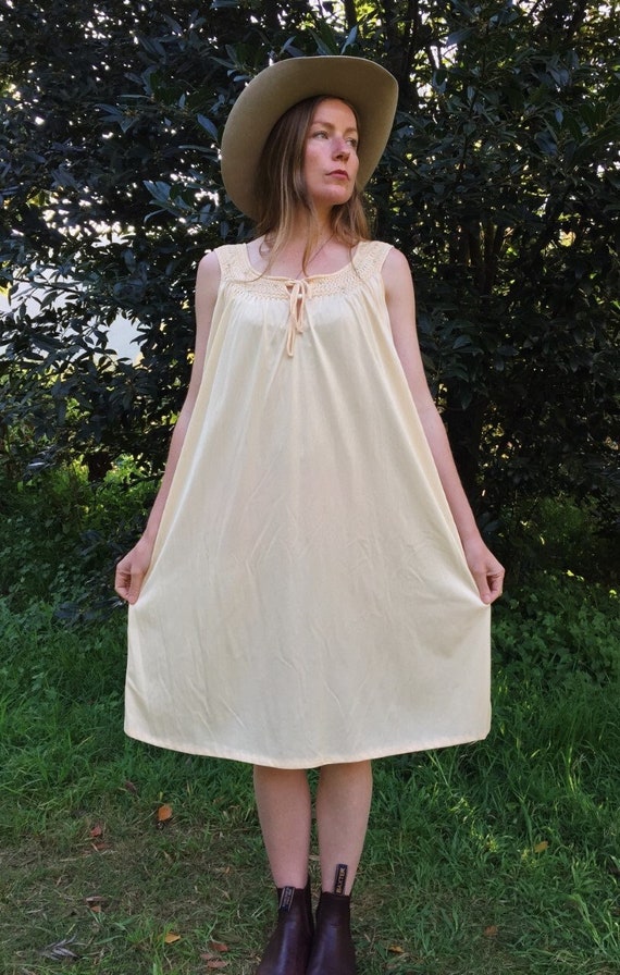 Nylon Smock Dress 