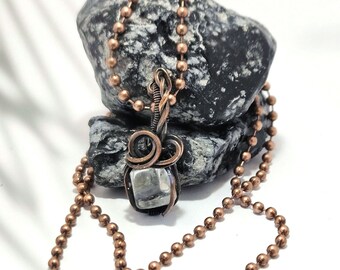 Clear quartz pendant