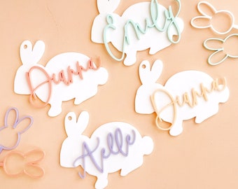 Easter Basket Tags, Personalized Easter Basket, Easter Tags, Custom Easter Tags, Easter Decor, Easter Gift Tags, Easter Decorations