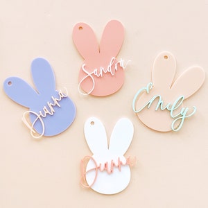 Easter Basket Tags, Personalized Easter Basket, Easter Tags, Custom Easter Tags, Easter Decor, Easter Gift Tags, Easter Decorations