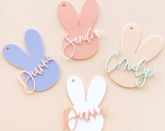 Easter Basket Tags, Personalized Easter Basket, Easter Tags, Custom Easter Tags, Easter Decor, Easter Gift Tags, Easter Decorations