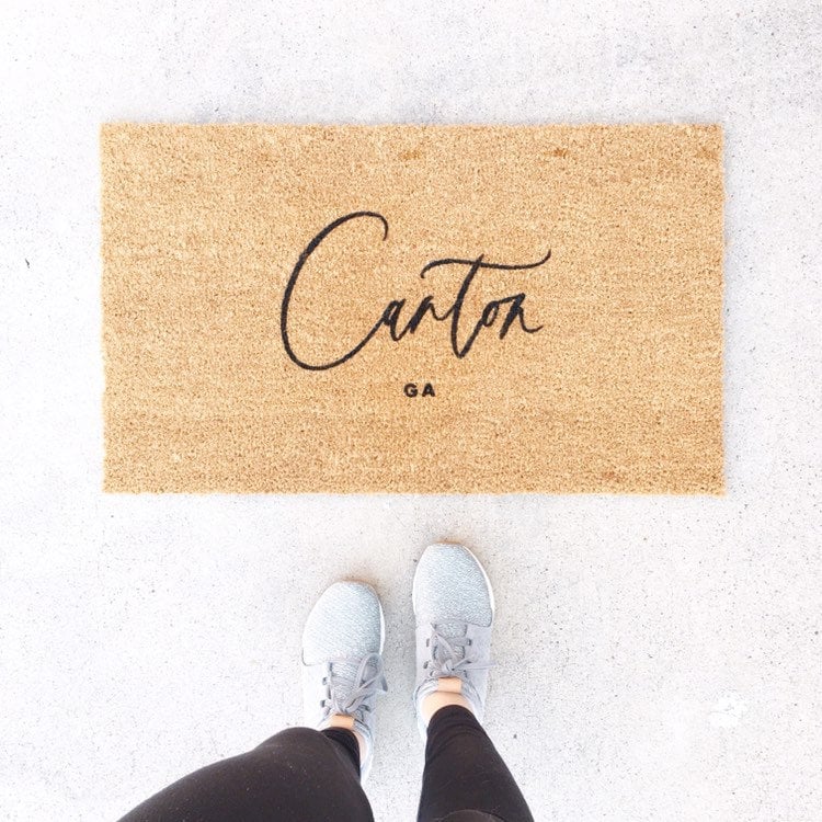 Paillasson de Ville - Paillasson Personnalisé, Tapis Bienvenue, Cadeau Fermeture d'agent Immobilier,
