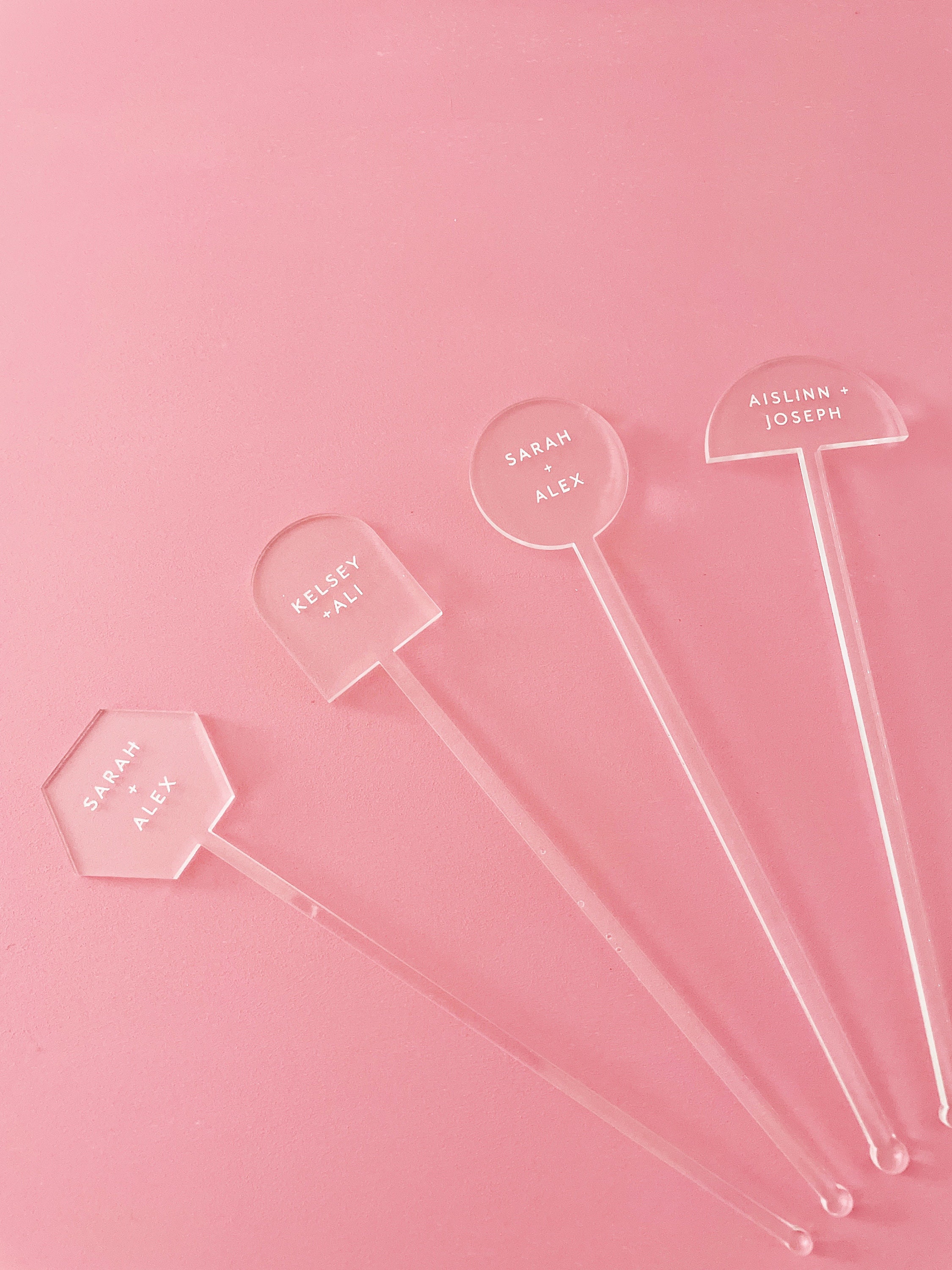 Wedding Stir Sticks Custom Drink Stirrers Cocktail Stirrers Etsy