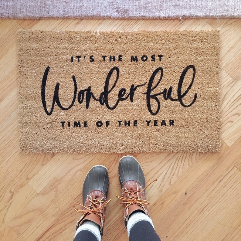 Christmas Doormat Holiday Doormat Christmas Decor Etsy