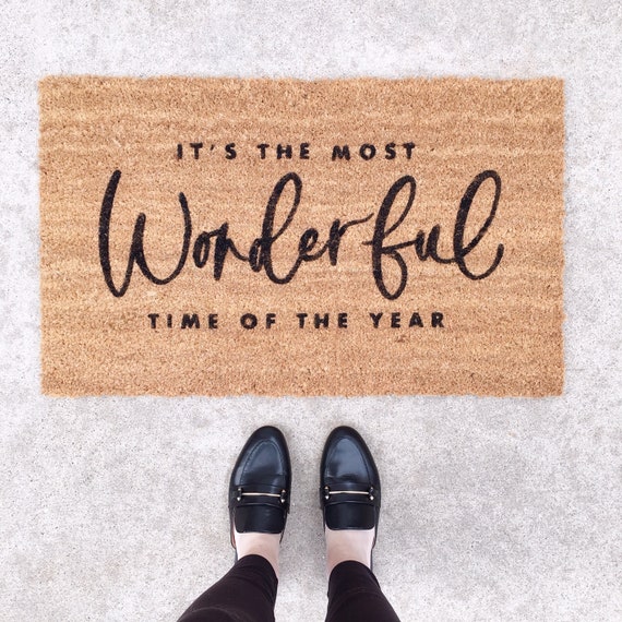 Christmas Doormat Holiday Doormat Christmas Decor Etsy