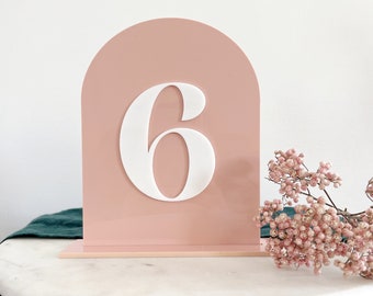 Acrylic Table Numbers, Arch Table Numbers, Wedding Table Numbers, Modern Table Numbers, Table Numbers