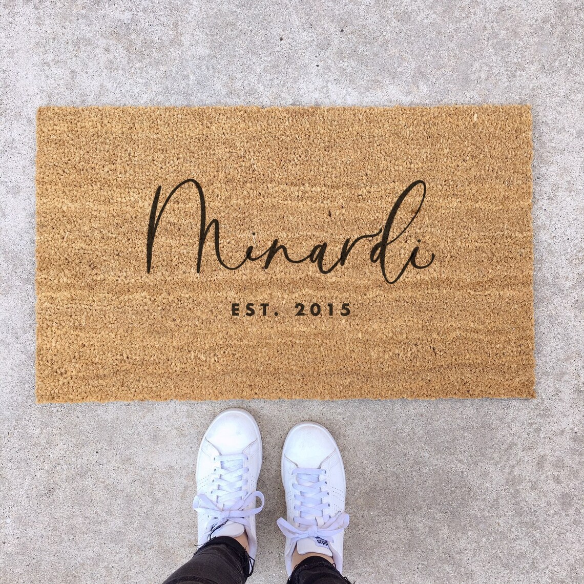 Custom Doormat personalized doormat Last Name Doormat Etsy