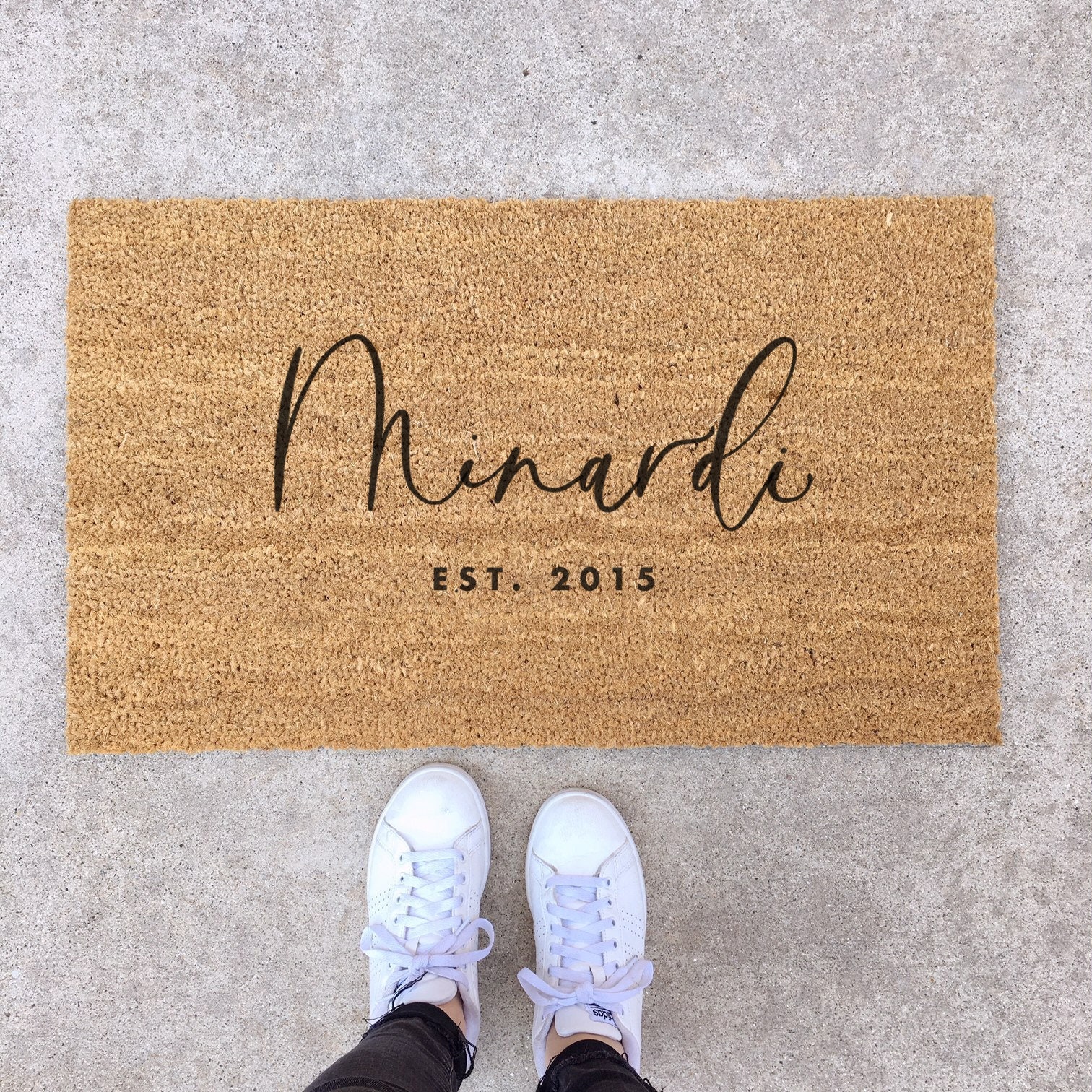 Custom Doormat personalized doormat Last Name Doormat Etsy