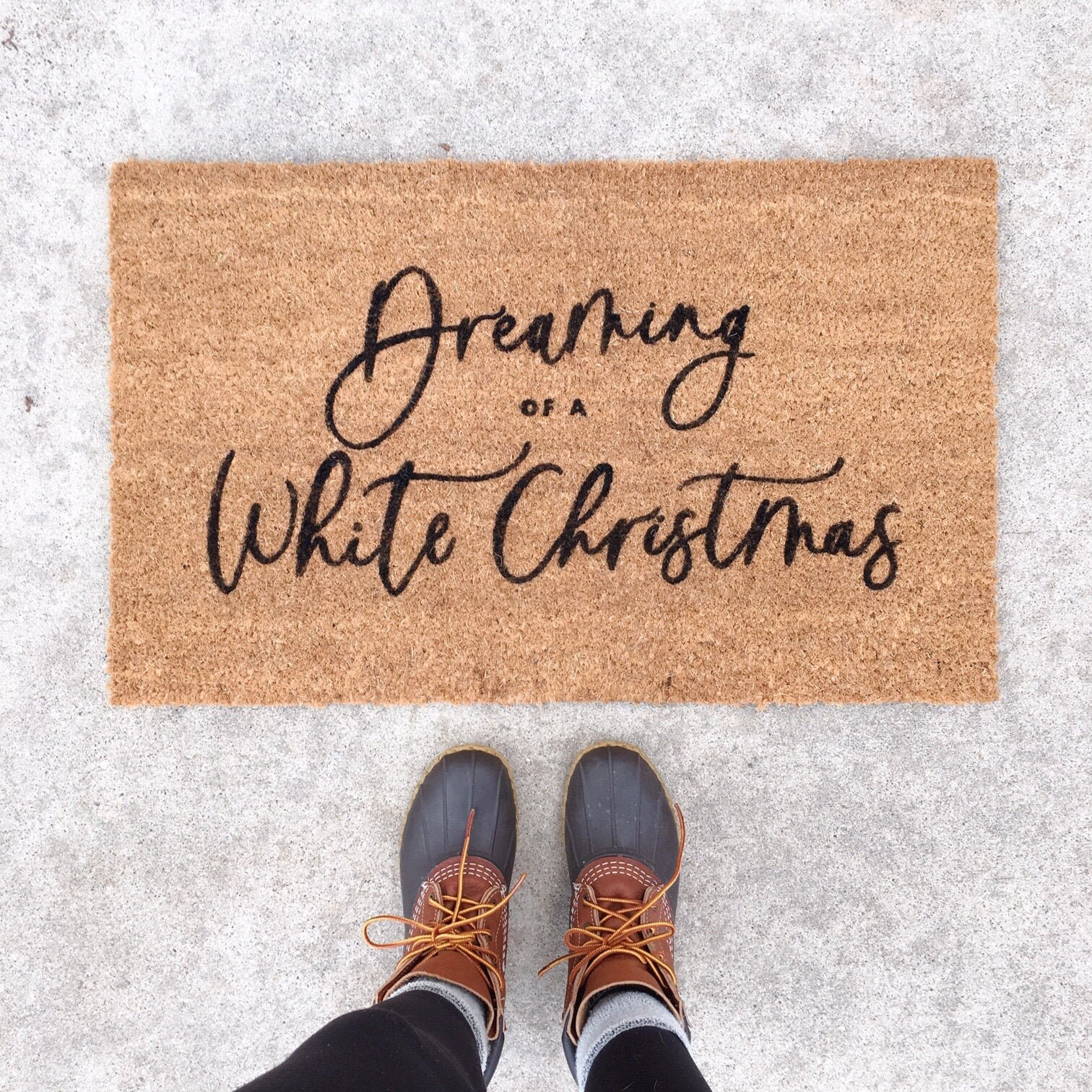 Christmas Doormat Holiday Doormat Christmas Decor Merry Etsy