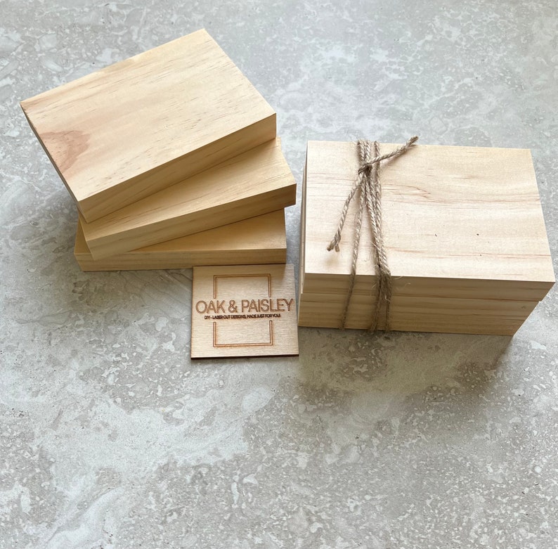 DIY Unfinished Wood Books Mini Wooden Book Stack DIY Etsy