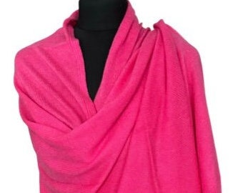 SALE! Cashmere Shawl knitted in Nepal