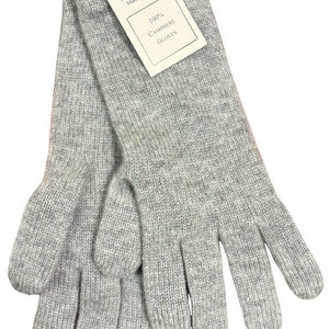 Cashmere Womens Short Cuff Gloves knitted in Scotland
