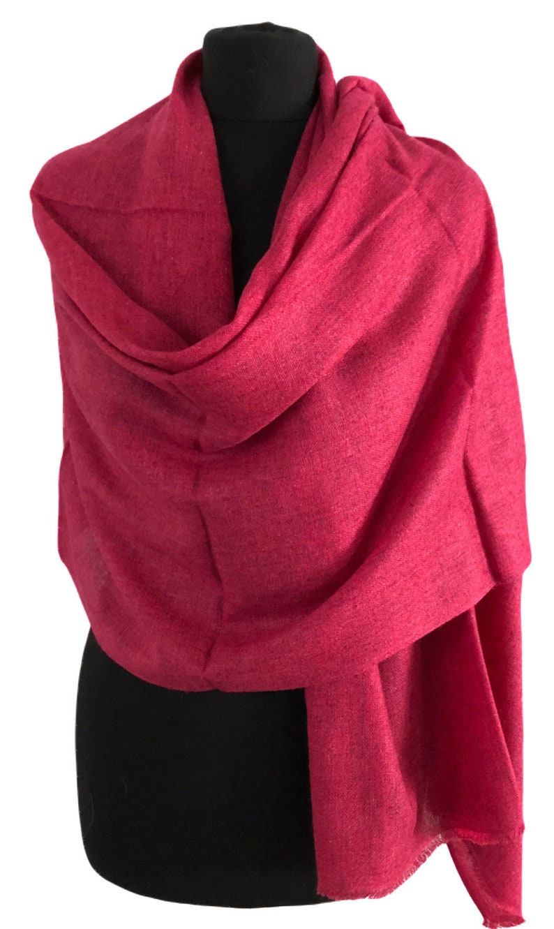Cashmere Shawl 10 COLS woven in WARM TONES pure cashmere by Etsy