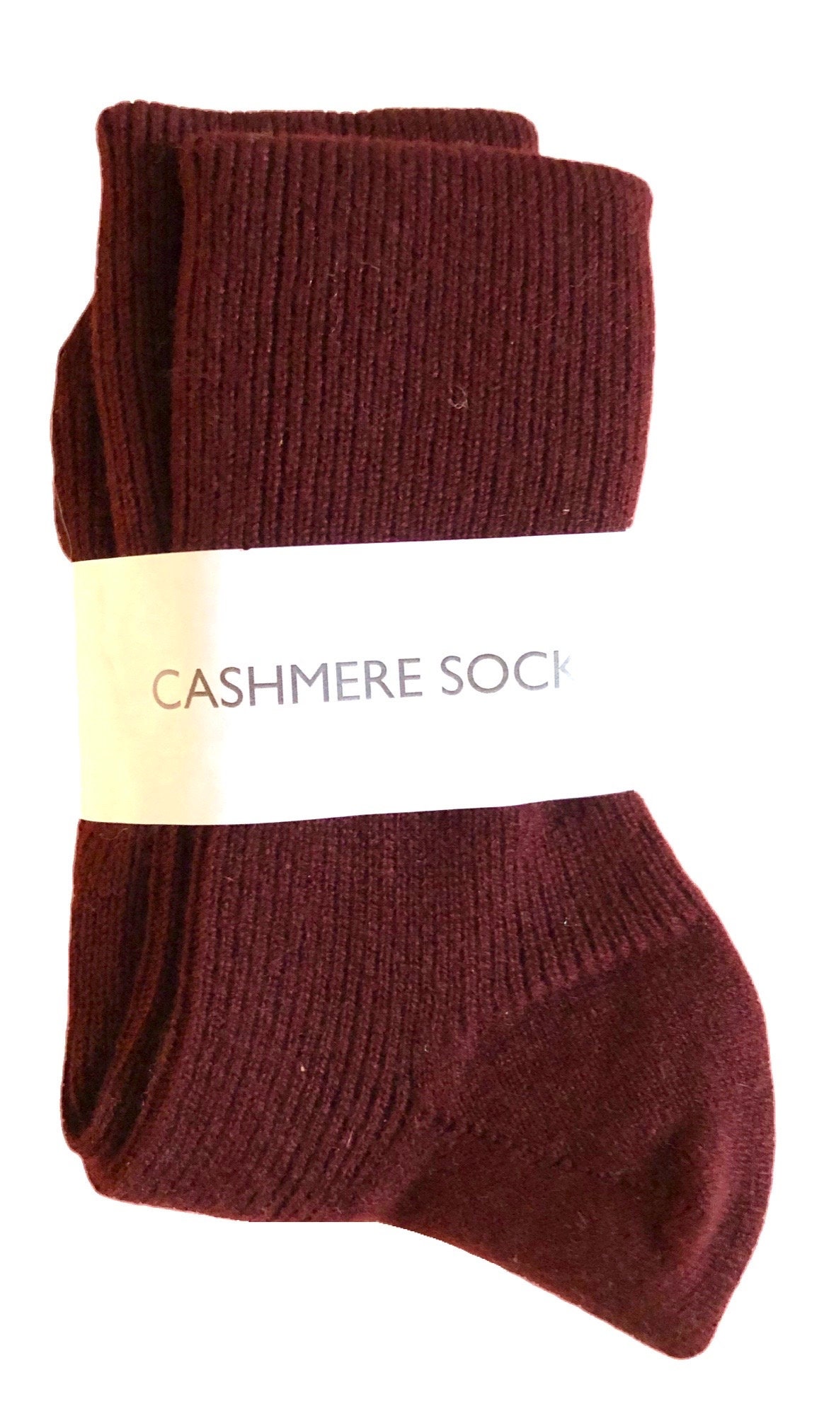 Womens Cashmere Sock ONE SIZE 9 colour options knitted by Etsy