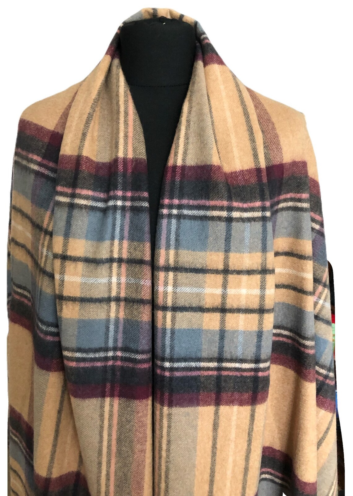 Luxury Cashmere Stole woven by Johnstons of Elgin in Scotland Etsy