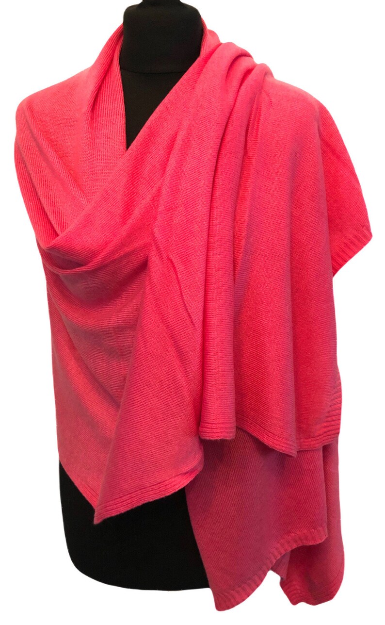 Cashmere Shawls 10 Colours Knitted in Nepal Designed by Etsy UK