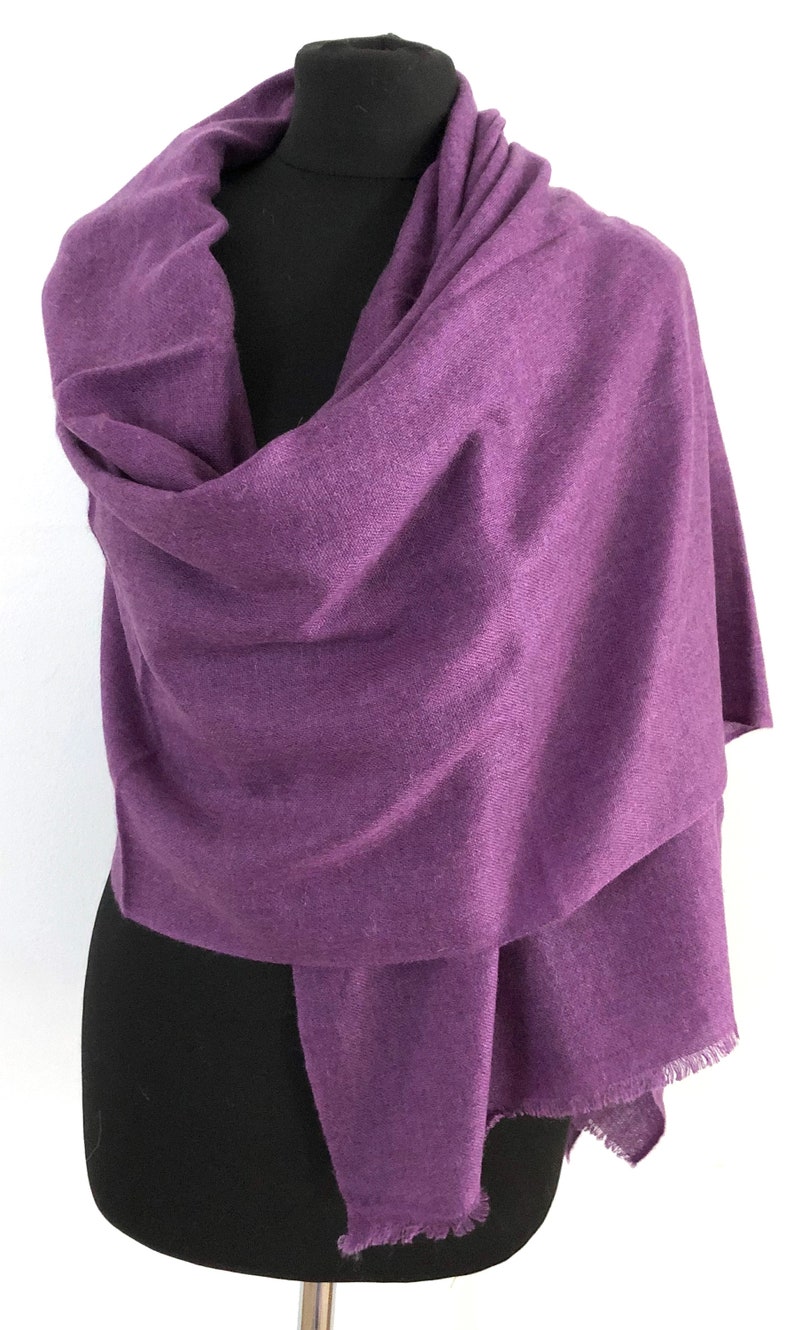 Cashmere Shawl 10 COLS woven in WARM TONES pure cashmere by Etsy