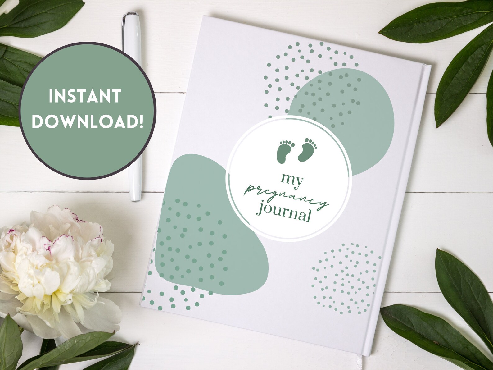 Pregnancy Journal Printable PDF | Etsy