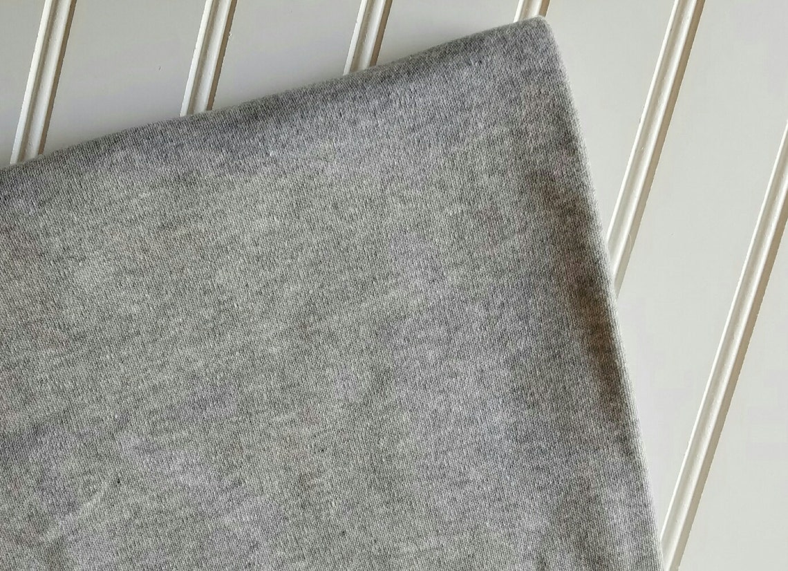 Interlockknitfabricbytheyardgraykaufmankidsbabydads Etsy