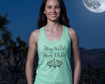 Stay Wild Moon Child Womens Tank Top