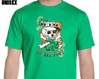 Irish to the Bone  St Paddy Day St Patricks day drinking Tee-Shirt Tshirt T-shirt