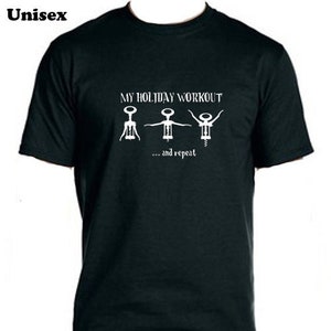 My Workout Wine Tee Shirt, Wine Shirt, Cool Tee Shirt, Gifts For Her