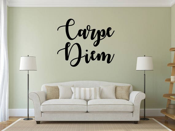 CARPE DIEM DECORATION WALL STICKERS DECAL ART QUOTE