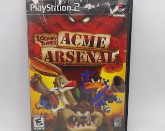 Looney Tunes ACME Arsenal Playstation 2 PS2 Probado y funcionando