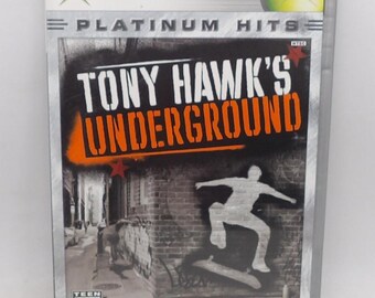 Tony Hawk's Underground Platinum Hits XBOX Original XBOX CIB Tested and Working Complete Like New