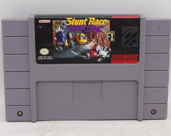 Sunt Race FX Nintendo SNES Super Nintendo Authentic Cartridge Only Tested & Working