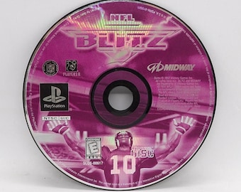 Disco auténtico NFL Blitz para Playstation (solo disco), probado y funcionando. PSone PS1 Playstation one