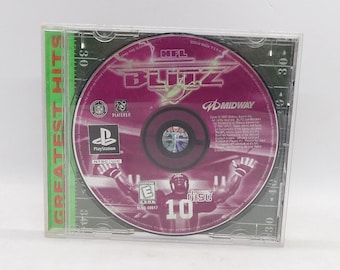 NFL Blitz Playstation Auténtico Probado y Funcionando PSone PS1 Playstation one Solo Disco y Caja Sin Manual