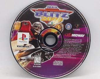 NFL Blitz 2000 Playstation Authentic Disc Only Tested & Working PSone Ps1