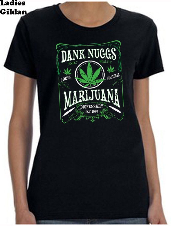 Dank Nuggs Marijuana Weed T-shirt, Funny Tee Shirt, Custom Graphic