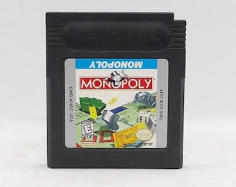 Cartucho original de Monopoly para Nintendo Game Boy. Probado y funcionando.