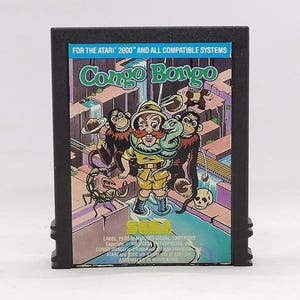 Congo Bongo Cartridge only for Atari 2600 Tested and Working