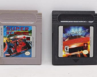 Cartuchos originales de Nintendo Game Boy para Super RC PRO-AM y Roadsters. Probados y funcionando.