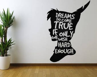 Dream Do Come True  Vinyl wall decal sticker,  Wall Art, Wall Art Sticker,  Decor, Kids Room Decor,  Art