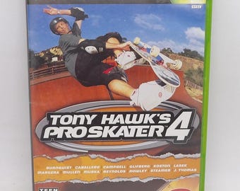 Tony Hawk's Pro Skater 4 OG Xbox Complete with manual CIB Tested and Working