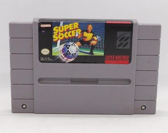 Super Soccer Nintendo SNES Super Nintendo Cartucho auténtico solamente Probado y funcionando