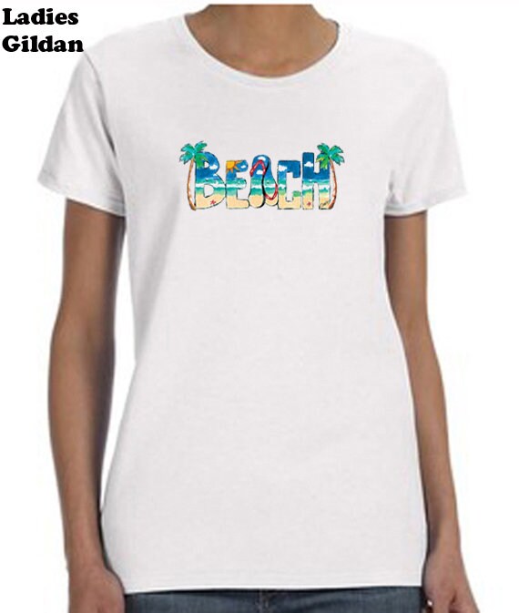 Beach TeeShirt Cool Tee Shirt Beach Life Tee Shirt Gifts Etsy