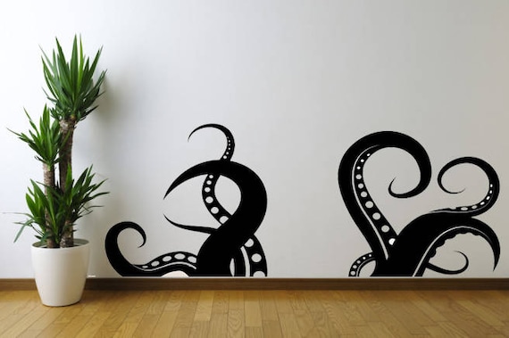 Octopus Tentacles Vinyl Wall Decal Sticker, Octopus Wall Art, Wall Art  Sticker, Tentacle Vinyl Wall Decal, Home & Living, LivingRoomWall Art -  Etsy Österreich