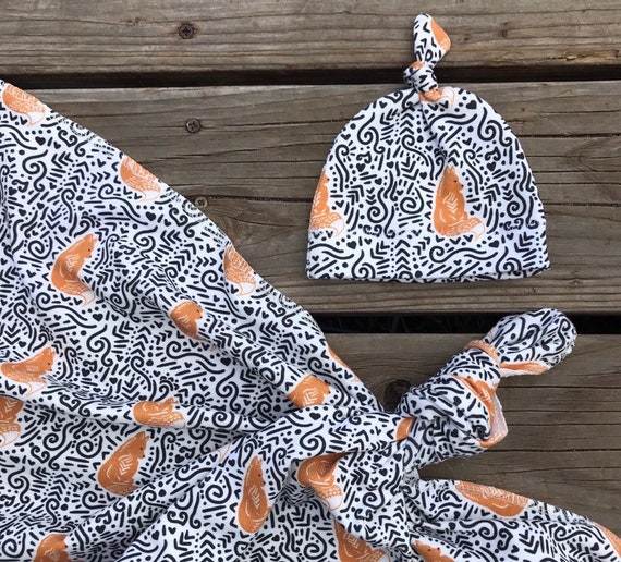 fox swaddle set