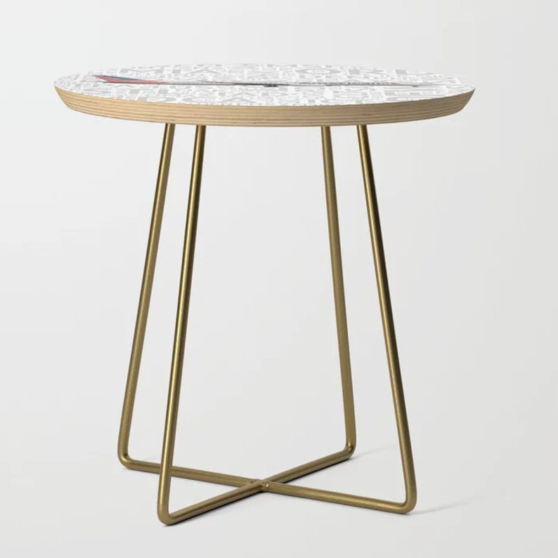 Accent Table American Airlines 737 with Airport Codes