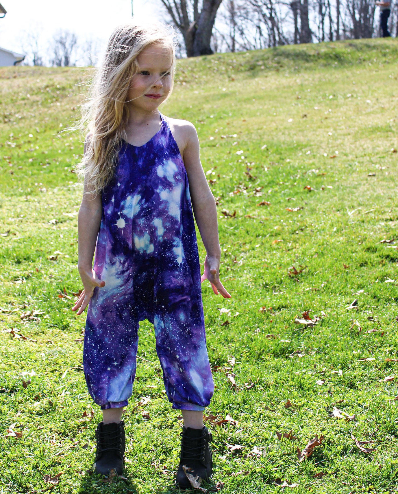 Spring Romper Girl Boho Romper Hippie Clothes for Girls Harem Romper ...