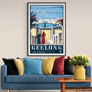 Geelong Wall Print | Australia | Travel | Tourism | Waterfront | Beach | Summer