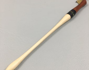 Texas Ebony American Holy and Mahogany oblique pen holder