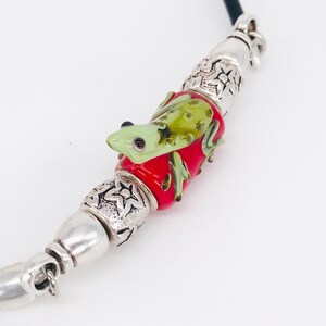 Lampwork Bead Necklace, Boho Necklace
