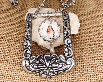 Brighton Necklace, Brighton Jewelry, Buckle Jewelry, Bird Necklace