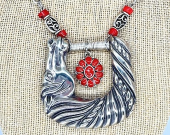 Western Necklace, Vintage Jewelry, Brighton Necklace